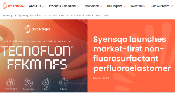 From Fluorite to Sustainability: Syensqo’s NFS Technology Pioneers Green FFKM for Critical Applications