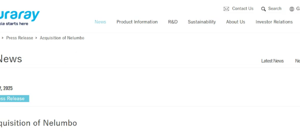 Nelumbo Acquisition by Kuraray Signals Expansion in Surface Modification Technologies